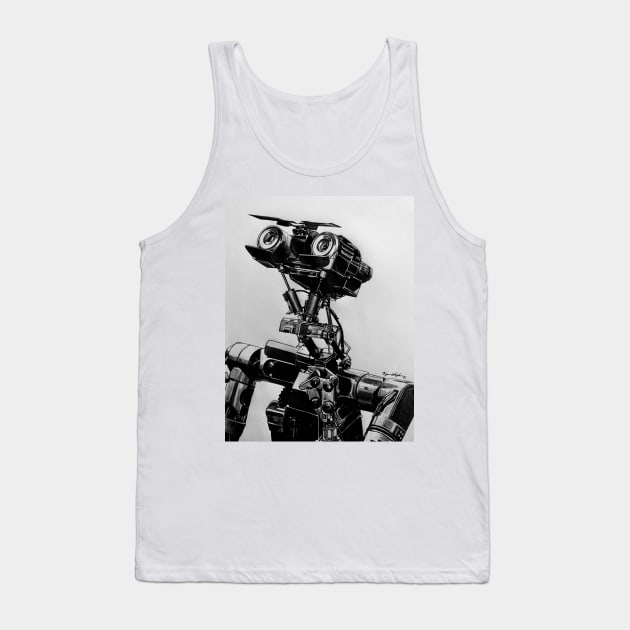 Johnny 5 Short Circuit 1988 Tank Top by BryanWhipple